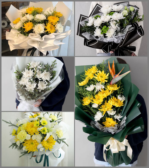 江西抚州临川区连城乡白事花束代送